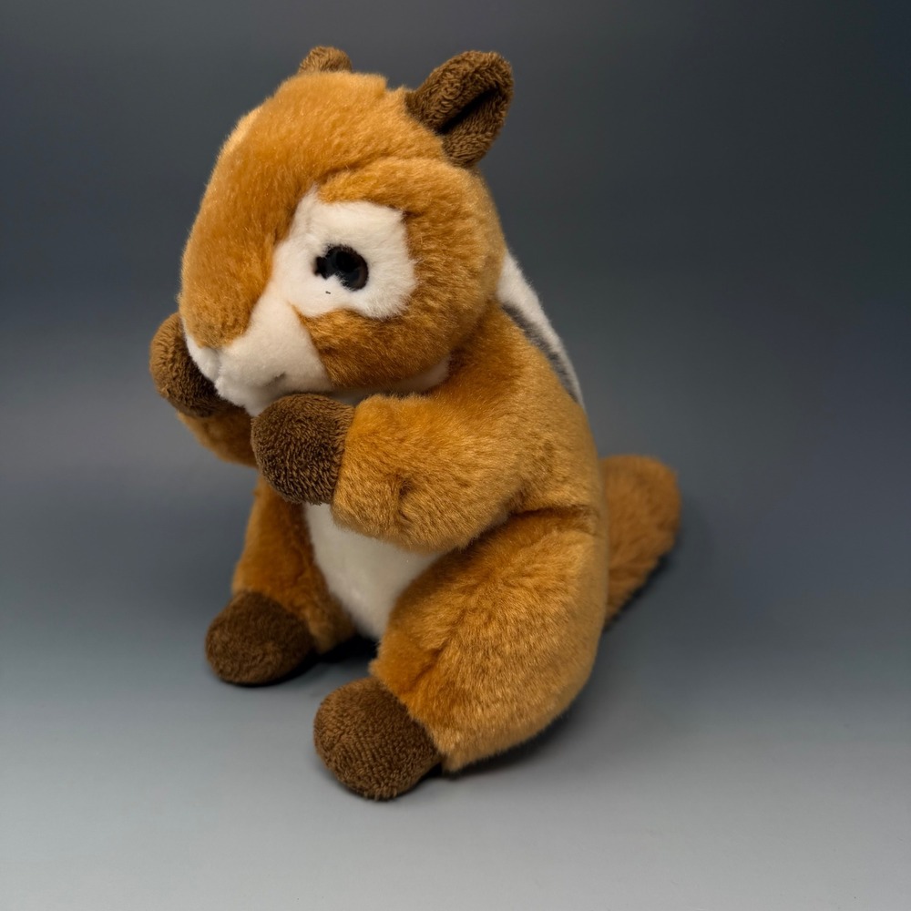 Ganz Heritage Collection Chipmunk Plush Stuffed Animal H14998 Brown White 7.5 in